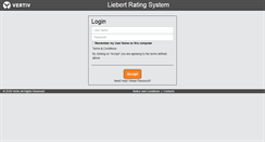 Desktop Screenshot of lrs.liebert.com